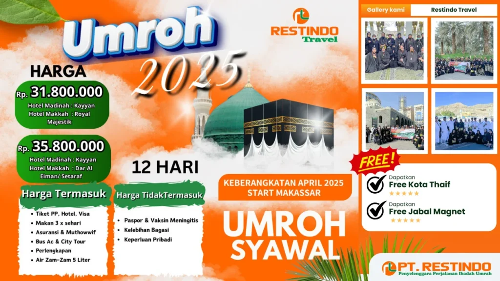 Paket Umrah Syawal 2025