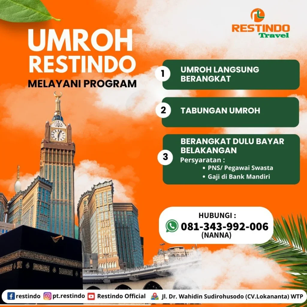 Program umroh restindo travel